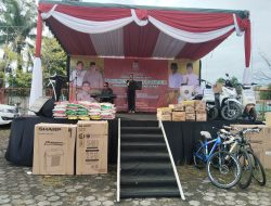 Jalan santai sehat rangkaian pelantikan DPW TMI Provinsi Kaltara, Minggu (26/10)0