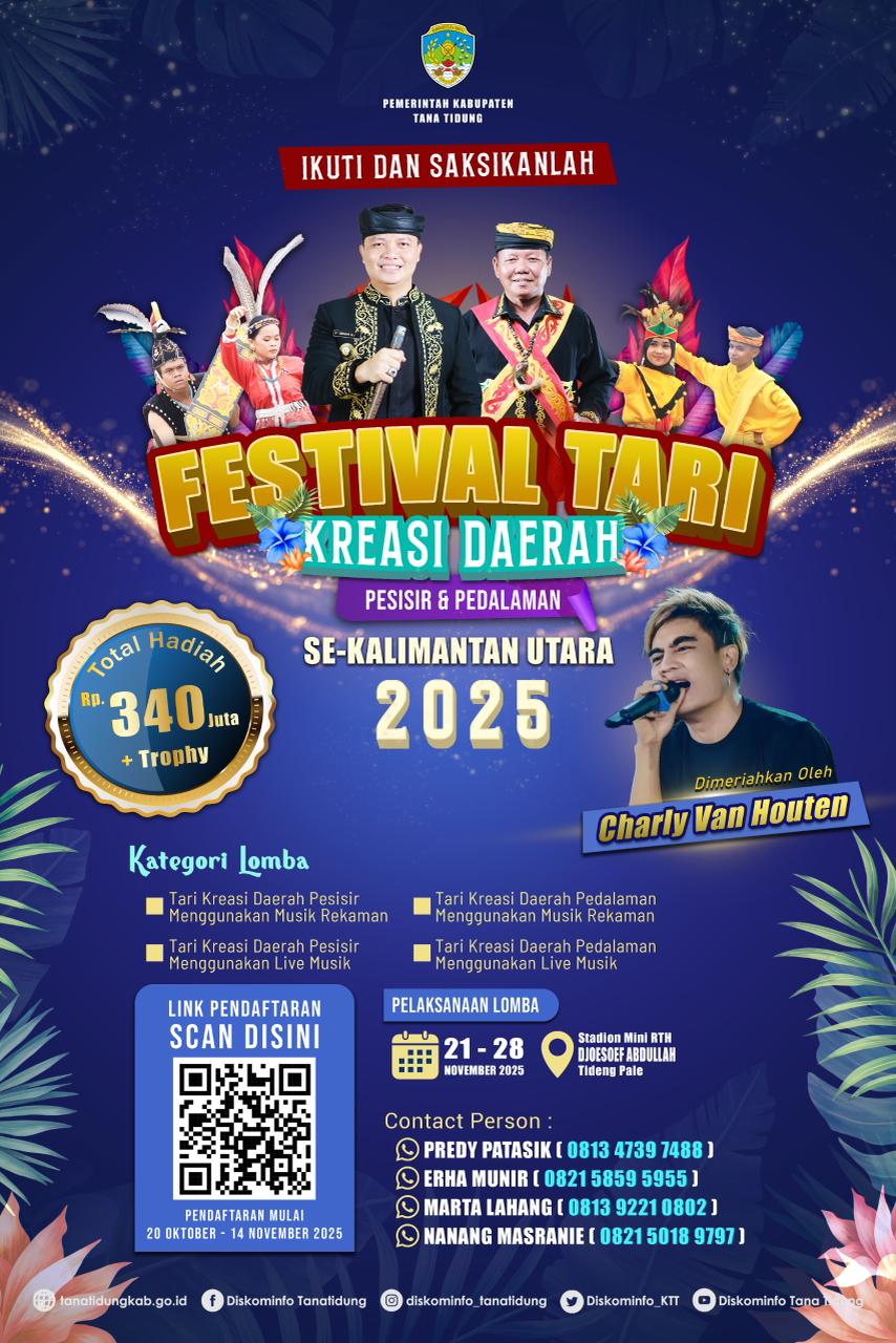 KTT bakal gelar Festival Tari Kreasi Daerah Pesisir dan Pedalaman pada 21 hingga 28 November mendatang