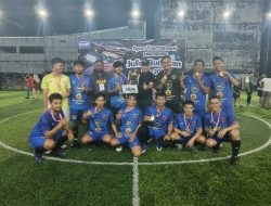 Skor 3 – 1 Armada FC bawa pulang piala bergilir Turnamen terbuka Mini Soccer Jufri Budiman Cup 2025