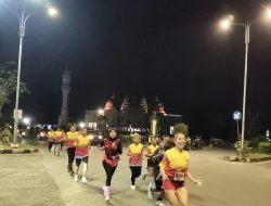 Peserta Run Night 2025 membludak, 1500 pelari ramaikan acara